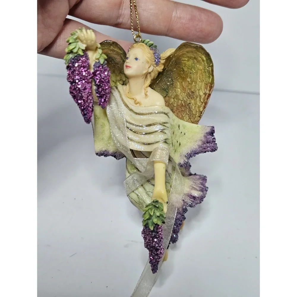 Ashton Drake Wisteria Daydream Angels Glowing Garden Heirloom Fairy Ornament